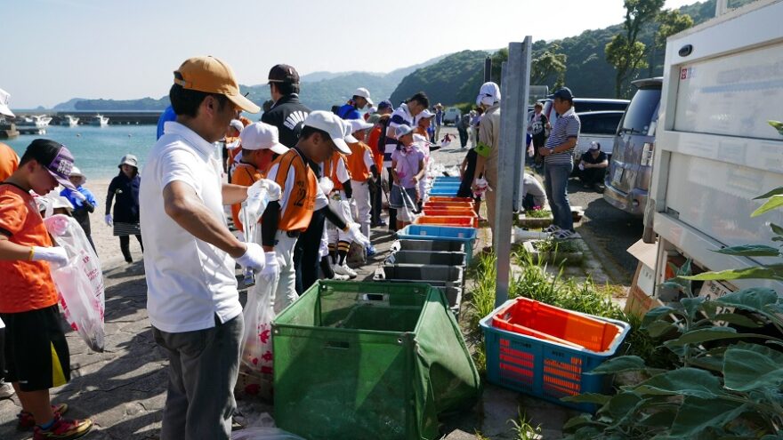 水俣市で海と川のクリーンアップ作戦！