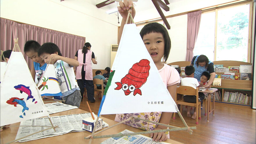 子どもたちが描く海の生き物たち「天草海あかり」