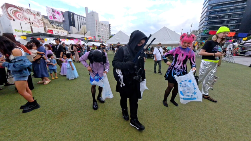 くまもとハロウィン！仮装して楽しくごみ拾い！ 「ハロウィンクリーン大作戦」を開催しました！