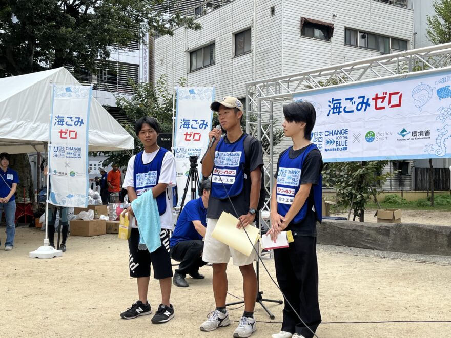 『スポGOMI甲子園2024・熊本県大会』 優勝チーム「お掃Genius」 高校生３人が表敬訪問します！