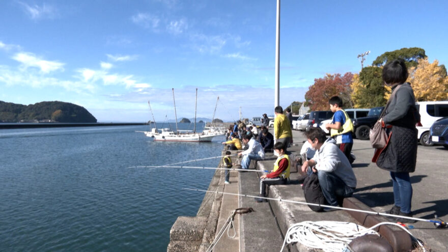 12/21(日）10:30～「芦北ていぼう釣り体験～海をきれいにエコアクション～」KABでOA！