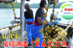 あなたも「離島のミライ発掘隊」WEB限定動画公開！ vol.3 伝統漁法「とんとこ漁」